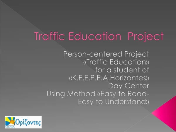 Traffic Education Project