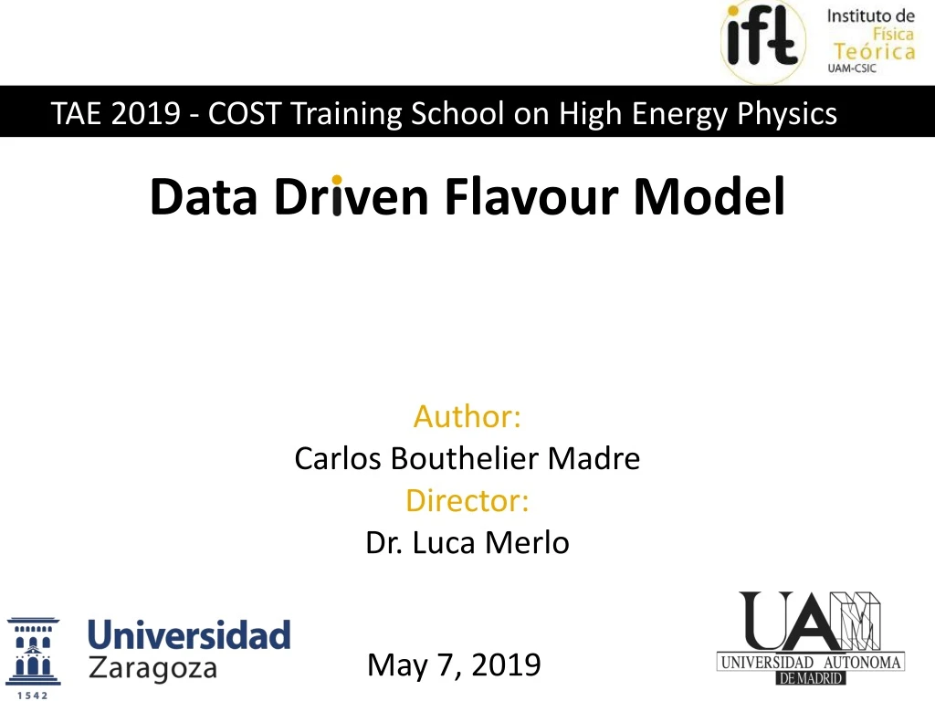 data dr i ven flavour model