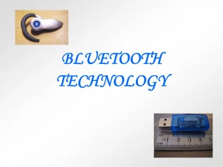 BLUETOOTH TECHNOLOGY - slide 1