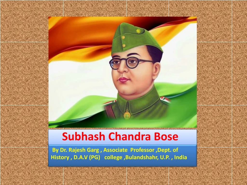 subhash chandra bose