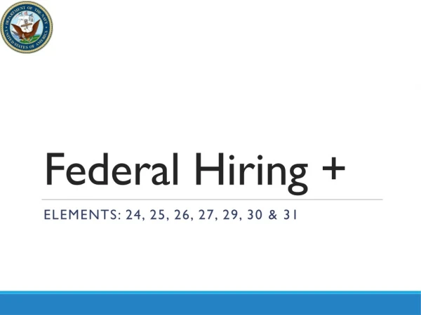 Federal Hiring +