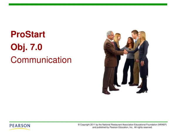 ProStart Obj. 7.0 Communication