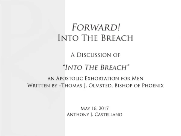 Forward! Into The Breach