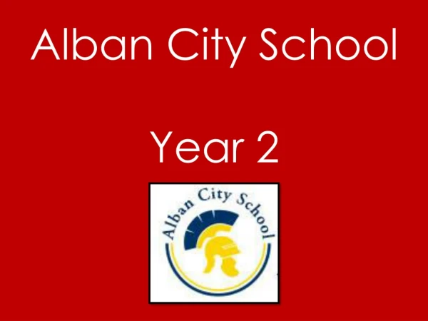Alban City School Year 2