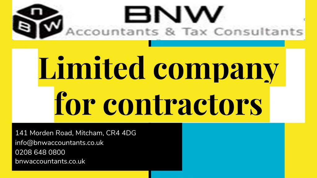 limited company for contractors