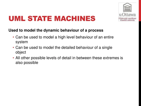 UML State Machines