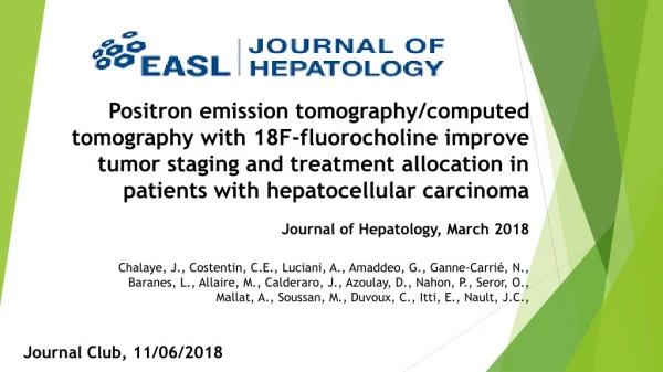 Journal of Hepatology , March 2018