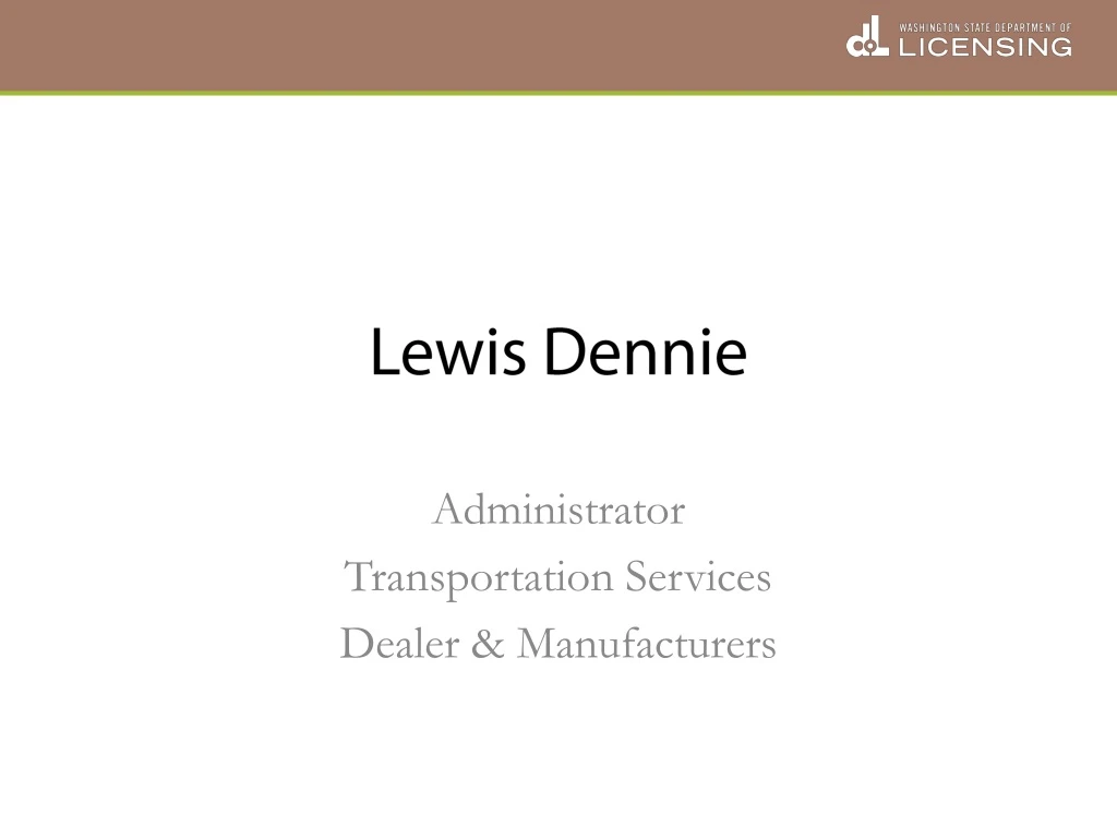 lewis dennie