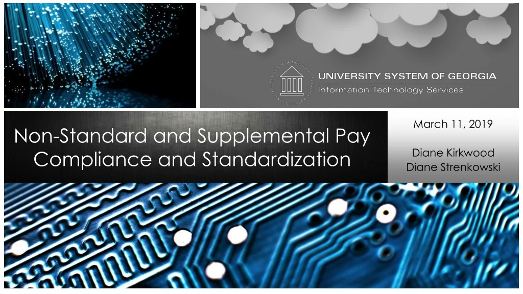 non standard and supplemental pay compliance and standardization