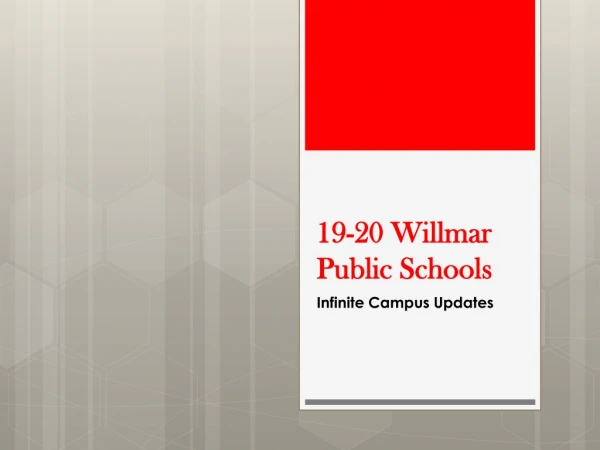 19-20 Willmar Public Schools