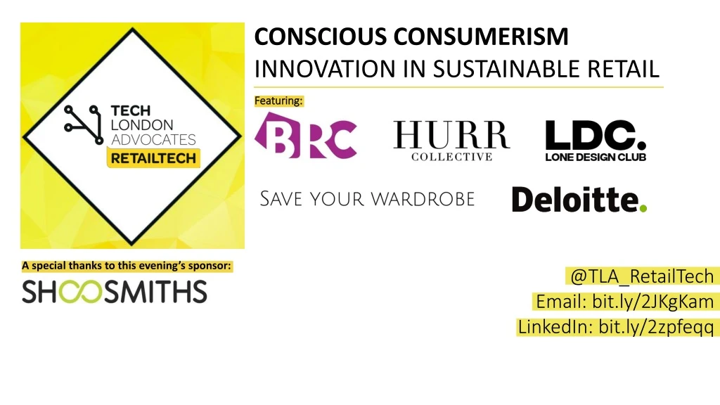 conscious consumerism innovation in sustainable