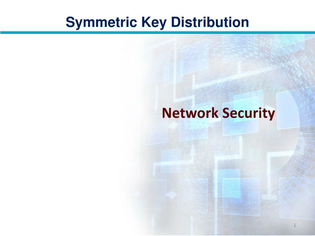 symmetric key distribution