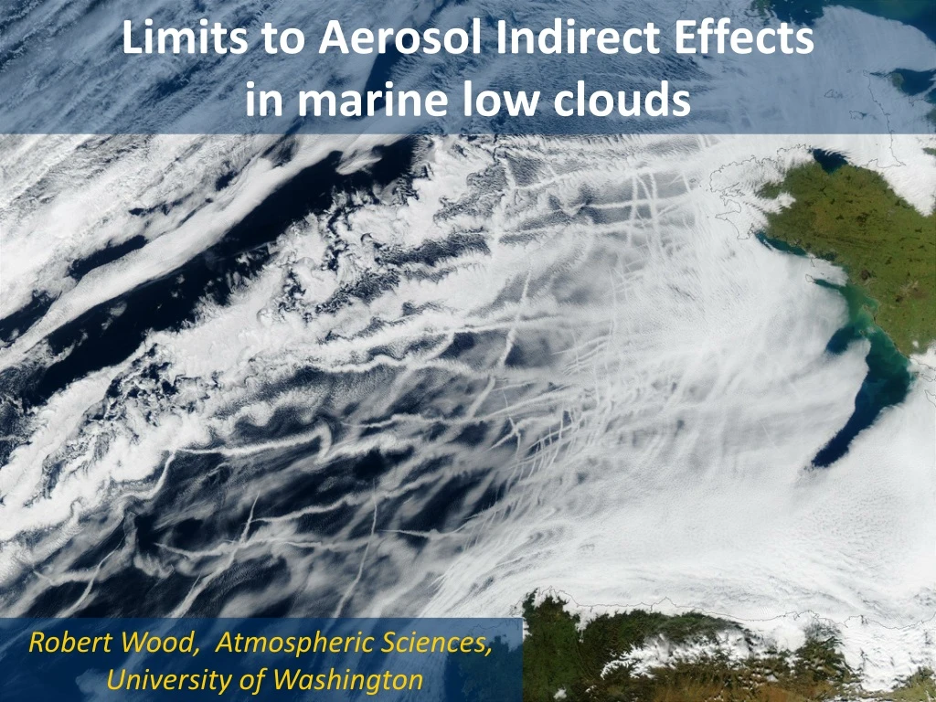limits to aerosol indirect effects in marine