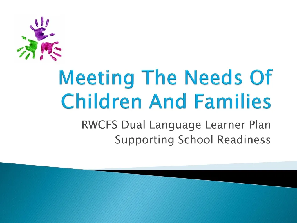 meeting the needs of children and families