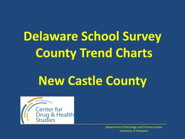 Delaware School Survey County Trend Charts New Castle County