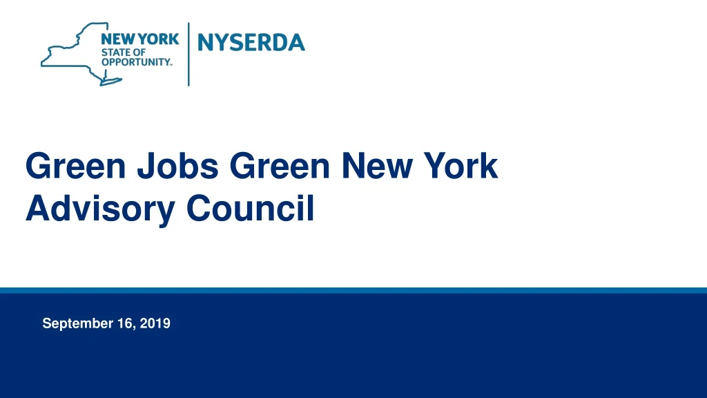 green jobs green new york advisory council