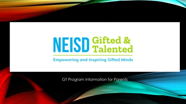 GT Program Information for Parents