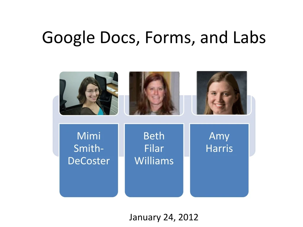 google docs forms and labs