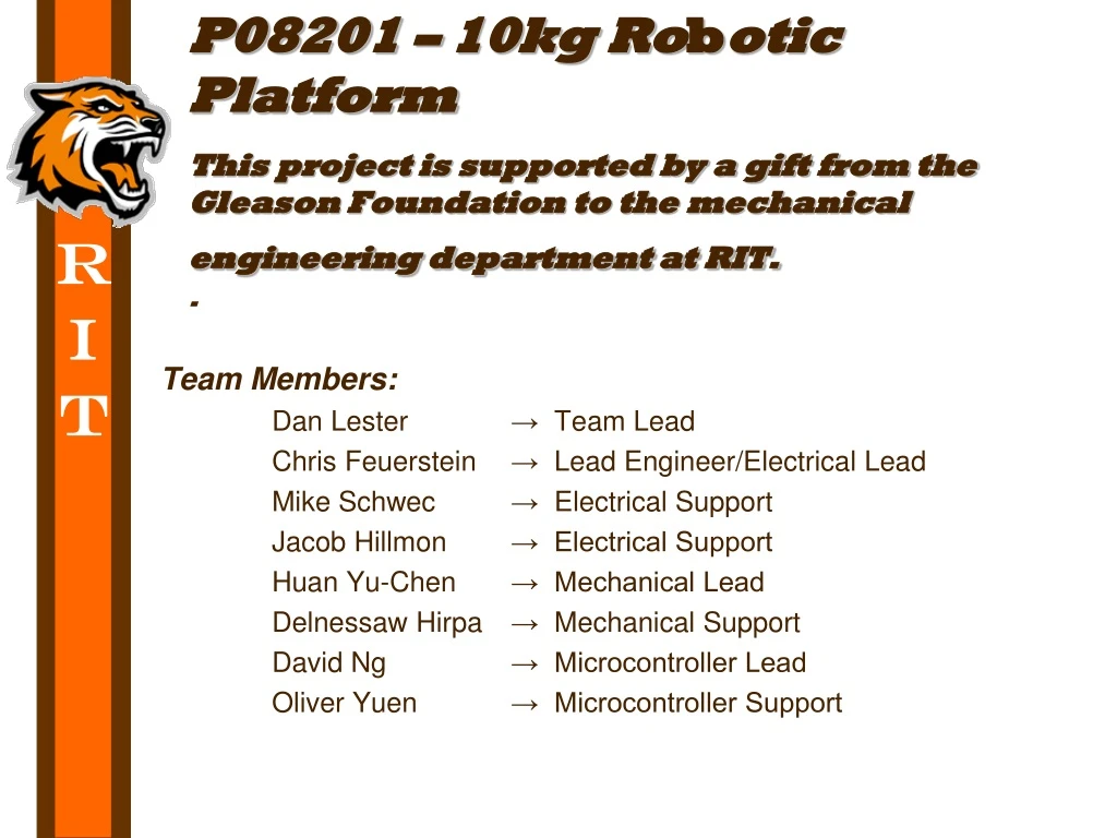p08201 10kg ro b otic platform this project