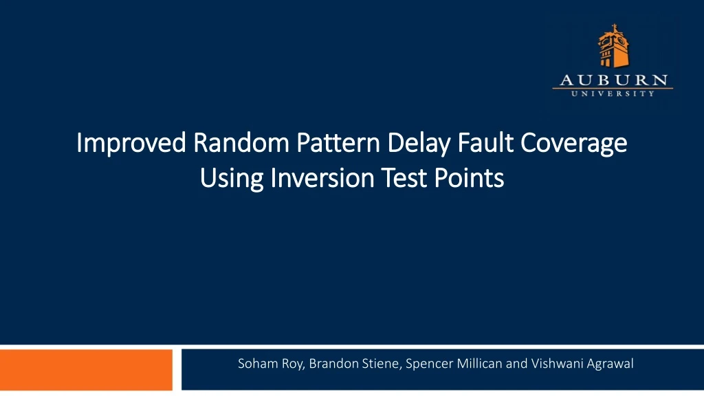 improved random pattern delay fault coverage