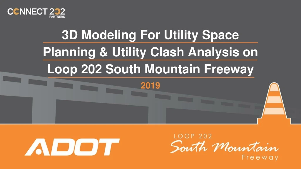 3d modeling for utility space planning utility clash analysis on loop 202 south mountain freeway