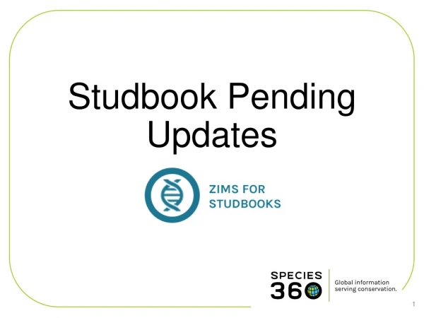 Studbook Pending Updates