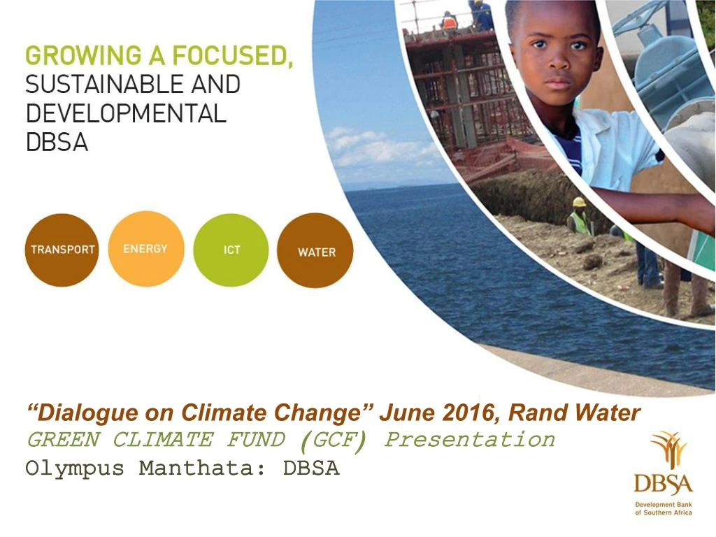 dialogue on climate change june 2016 rand water