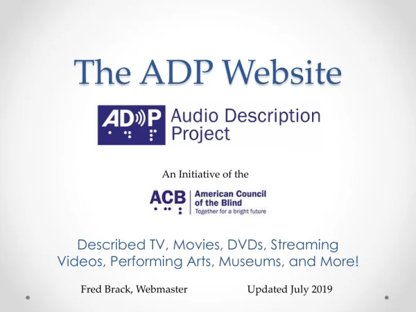 The ADP Website