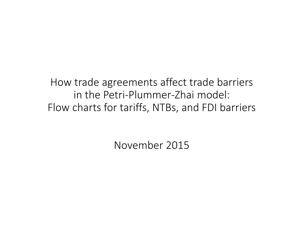 how trade agreements affect trade barriers