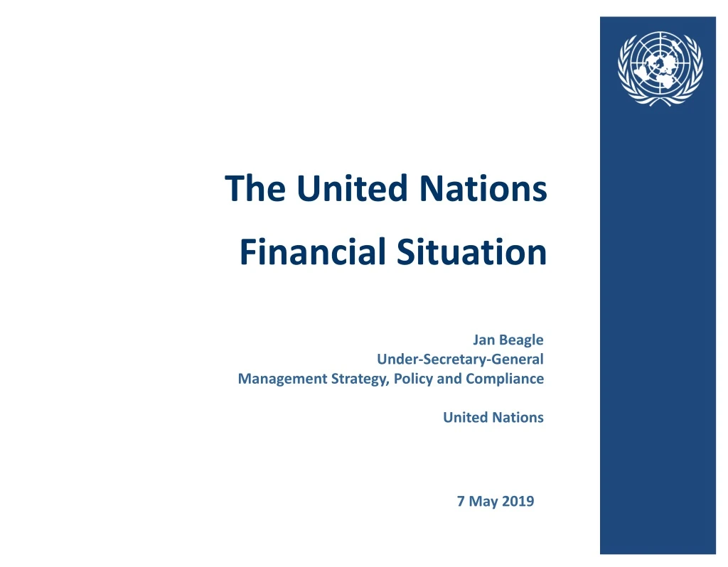 the united nations financial situation