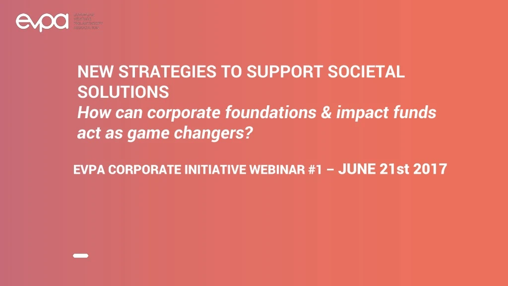 new strategies to support societal solutions