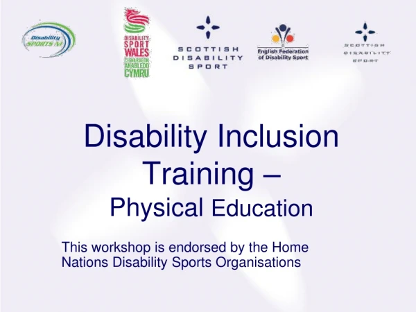 Disability Inclusion Training – Physical Education