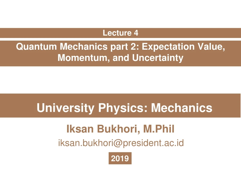 university physics mechanics