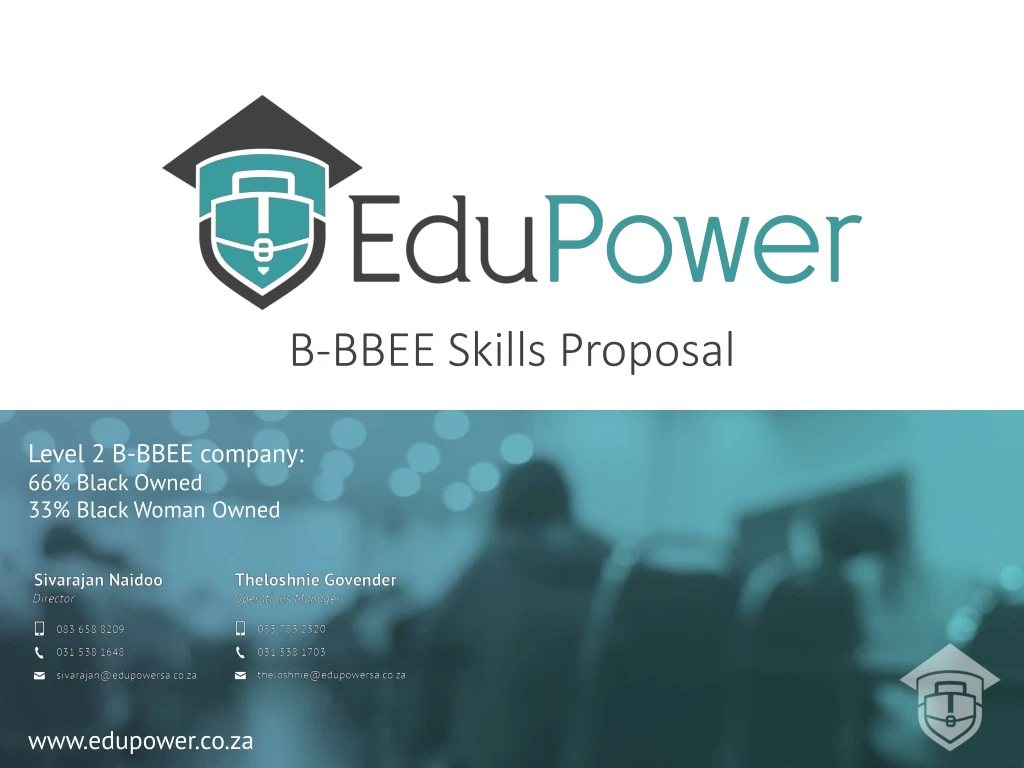 b bbee skills proposal