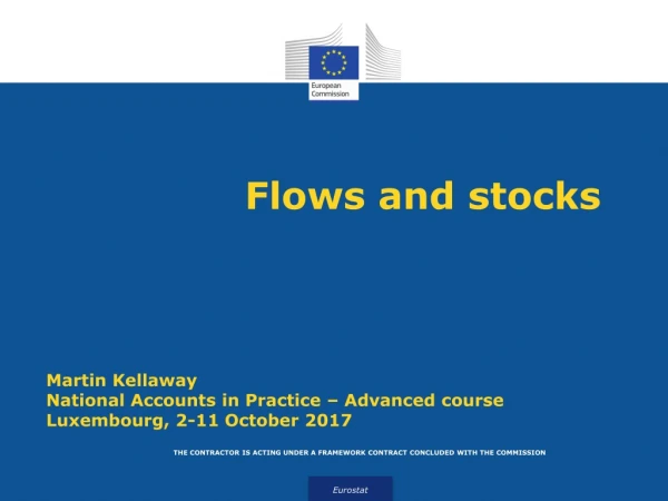 Flows and stocks