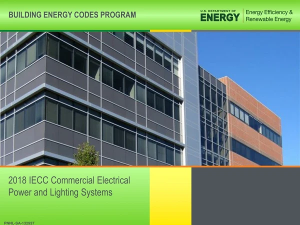 2018 IECC Commercial Electrical Power and Lighting Systems