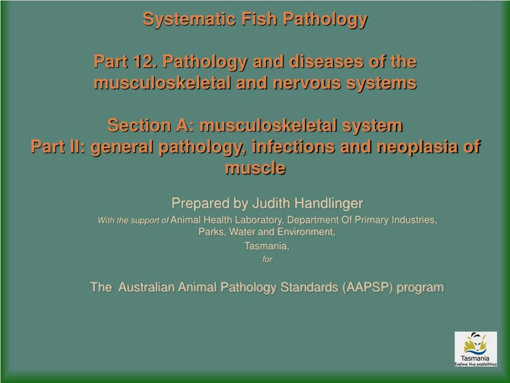 systematic fish pathology part 12 pathology