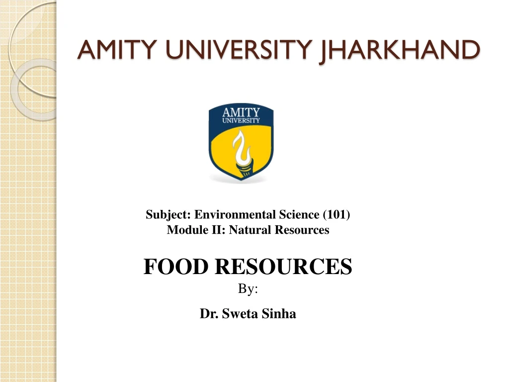 amity university jharkhand