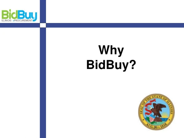 Why BidBuy ?