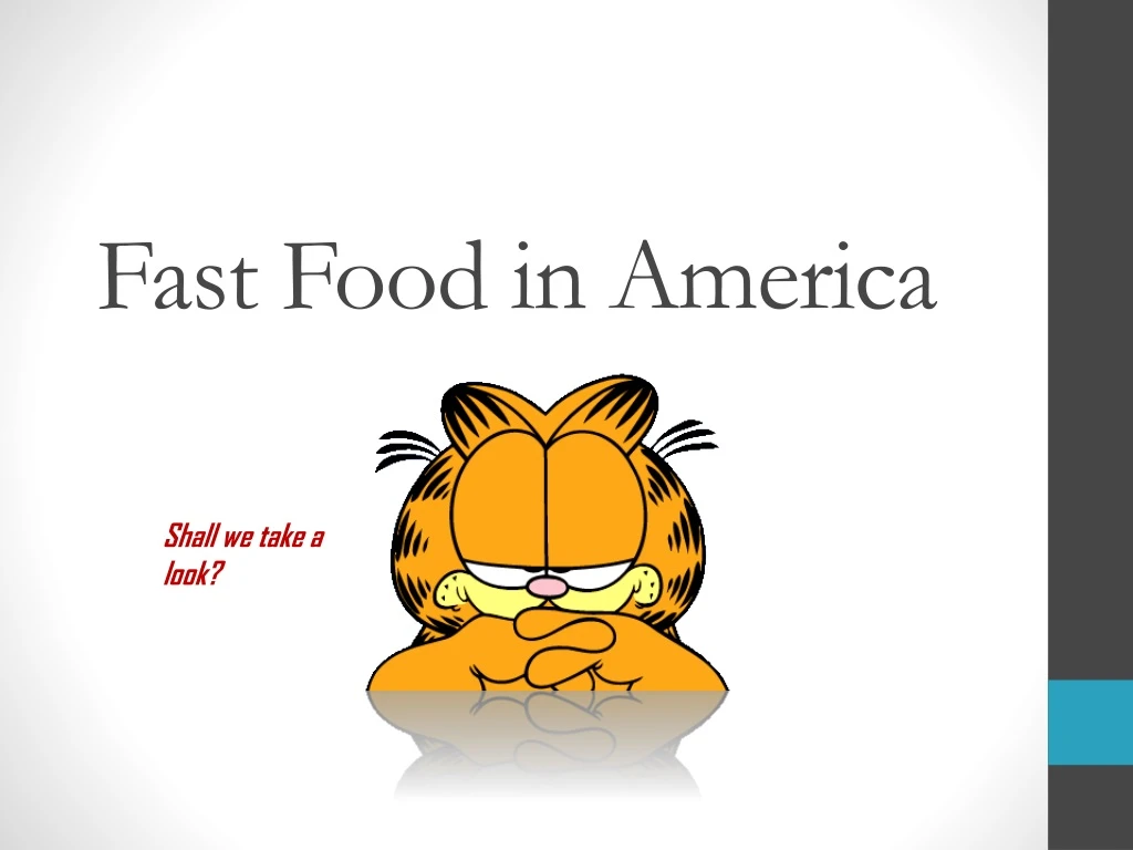 fast food in america