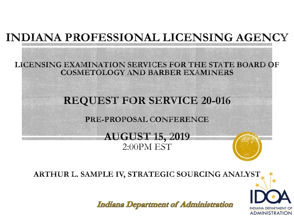 indiana professional licensing agency licensing