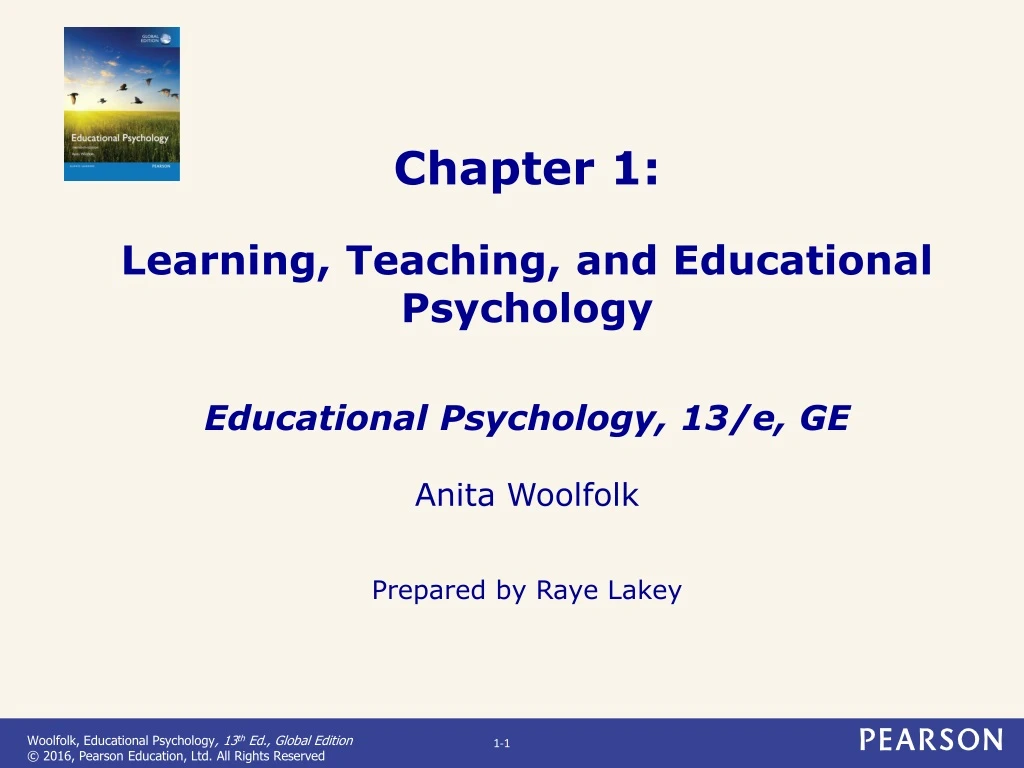 educational psychology 13 e ge anita woolfolk prepared by raye lakey