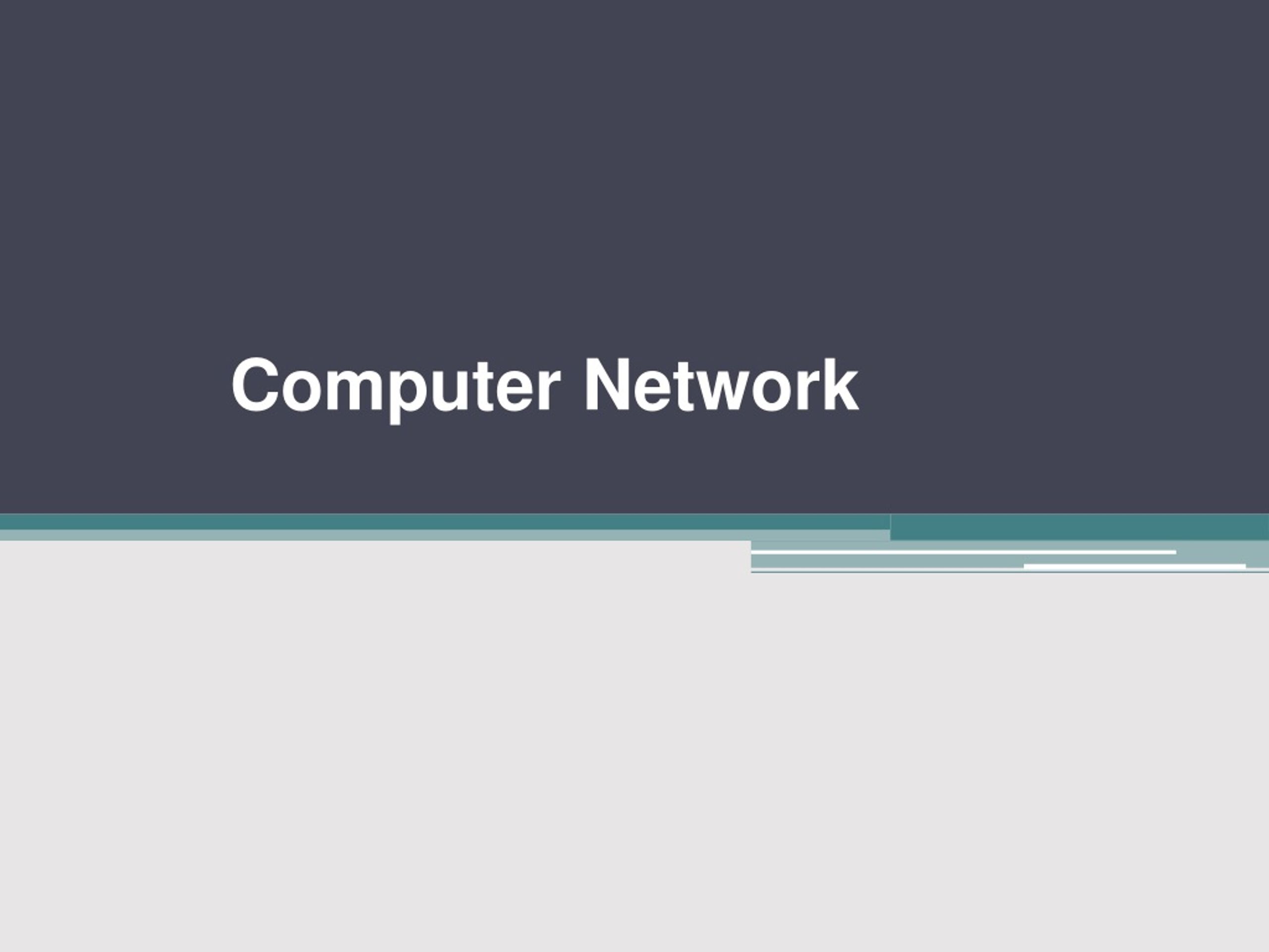 Understanding Computer Networks: A Comprehensive Guide - slide 1