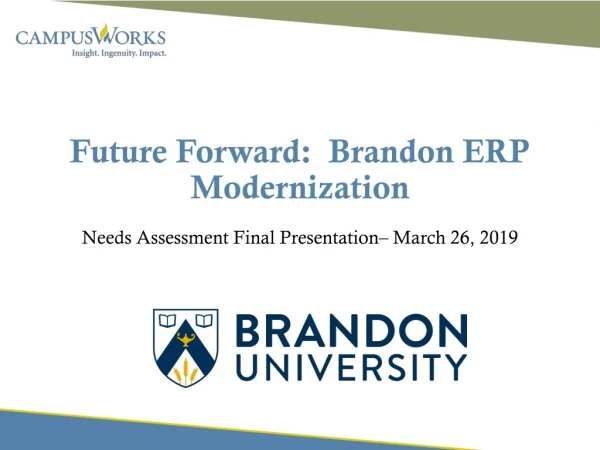 Future Forward: Brandon ERP Modernization