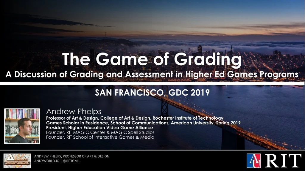 the game of grading a discussion of grading