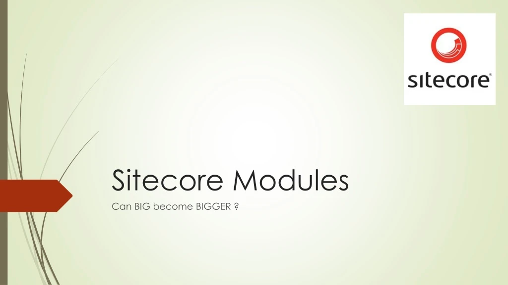 sitecore modules