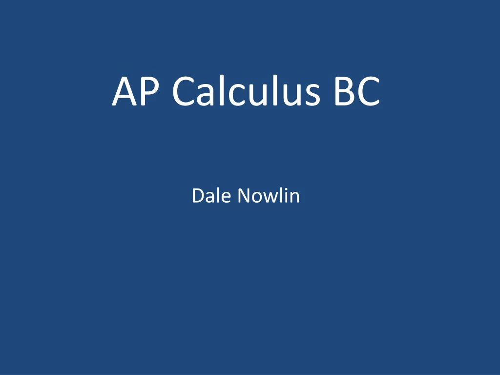 ap calculus bc
