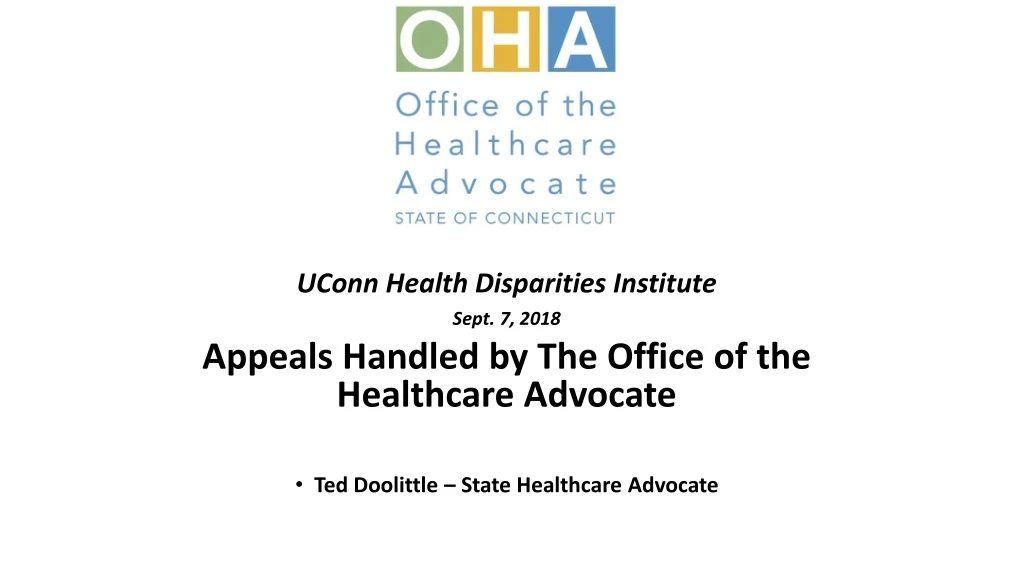 uconn health disparities institute sept 7 2018