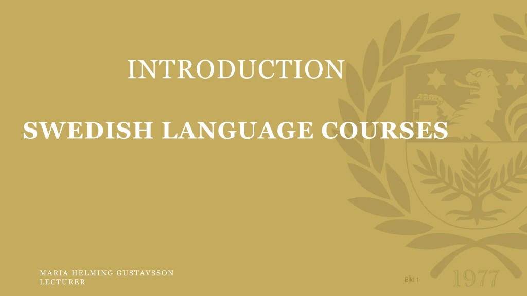introduction swedish language courses
