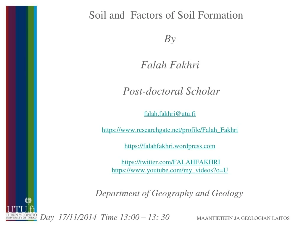 soil and factors of soil formation